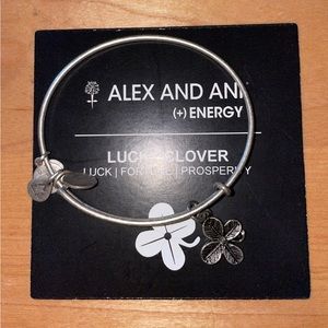 Alex and Ani Silver Lucky Clover